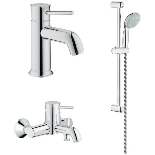 Душевой комплект Grohe BauClassic 124404,  хром хром 1750 мм