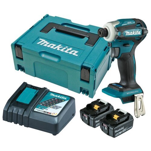 Аккумуляторный ударный винтовёрт Makita DTD172RTJ (18V, 2x5.0Ah, Li-Ion, MakPac)