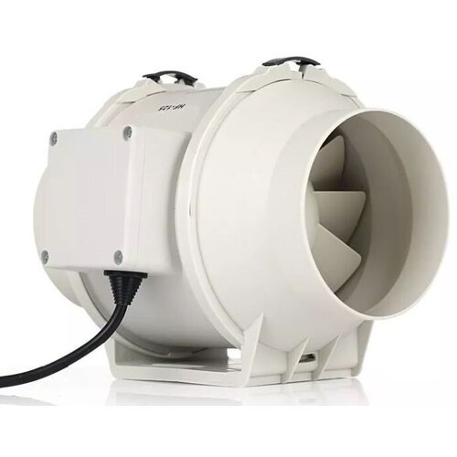 Малошумный канальный вентилятор Dastech HF-125PE (производительность 561 м³/час, давление 513 Па, уровень шума 32 Дб)