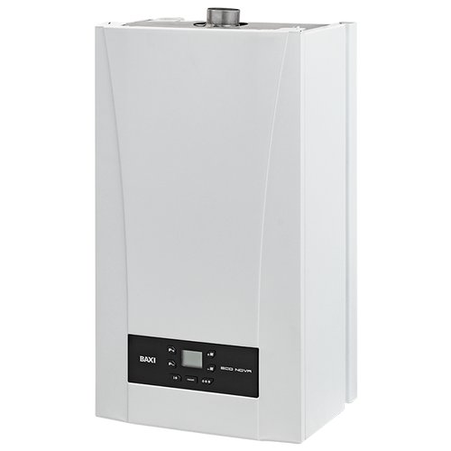 Конвекционный газовый котел BAXI ECO Nova 14 F, двухконтурный, белый