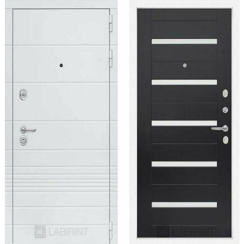 Входная дверь Labirint Trendo 01 Венге 960x2050, открывание правое