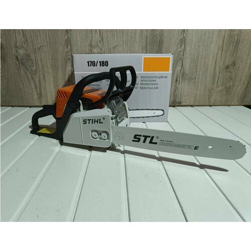 Бензопила STIHL MS180 / пила цепная бензиновая, 2 л. с, 400 мм / Штиль