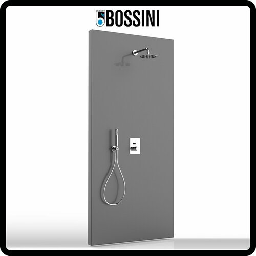Душевая система с тропическим душем Bossini Tetis Zen 200, Италия