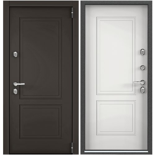Дверь входная Torex для дома Village advanced 950х2050 правый, тепло-шумоизоляция терморазрыв антикоррозийная защита замки 4го и 3го класса, коричневый