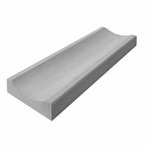 Водосток бетонный серый 1 м 2 600*150*40