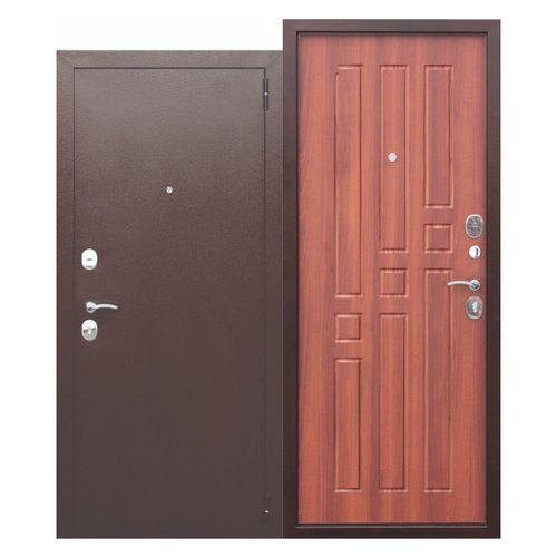 Входная дверь Ferroni Гарда 8мм Рустикальный дуб, 860*2050, левая