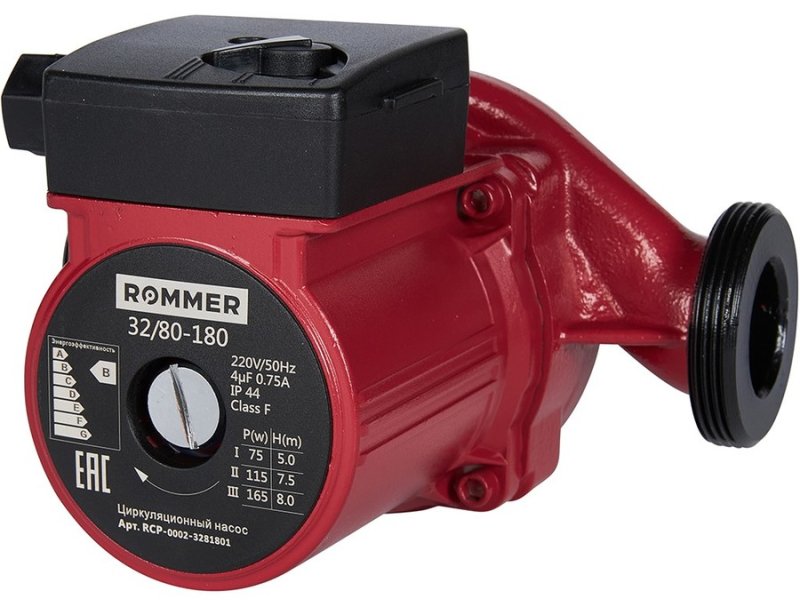 Циркуляционный насос Rommer 32/80-180