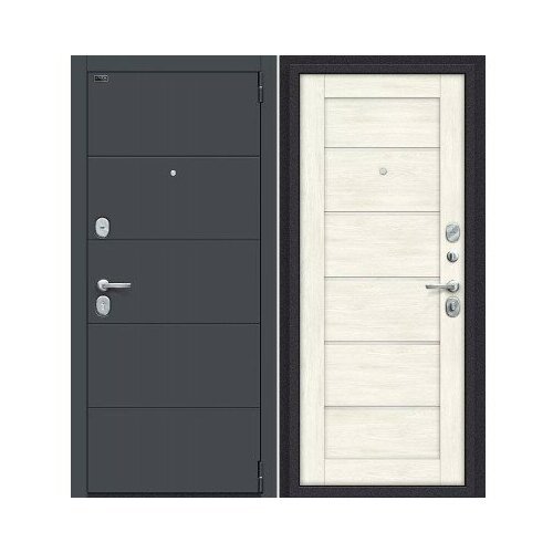 Входная дверь Porta S 4.Л22 Graphite Pro/Nordic Oak Браво