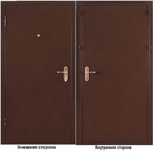 Дверь входная Промет Профи Про левая медный антик - медный антик 960х2060 мм