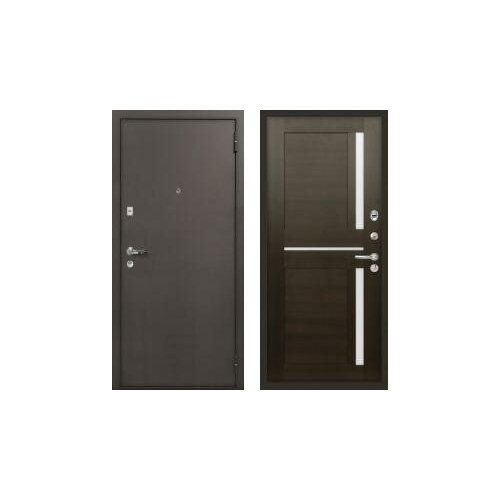 Дверь входная (стальная, металлическая) Лекс 1А с панелью 50 'Венге'