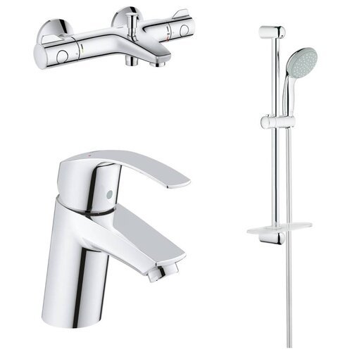 Душевой гарнитур Grohe Eurosmart 124422,  хром хром 1750 мм