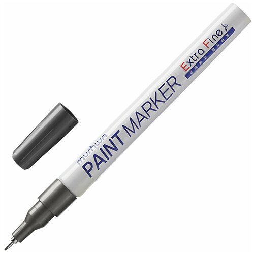 MUNHWA Маркер-краска лаковый MUNHWA 'Extra Fine Paint Marker', серебряный, 1 мм, нитро-основа, EFPM-06