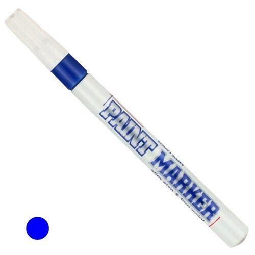 Маркер-краска munhwa paint marker slim синий 2мм