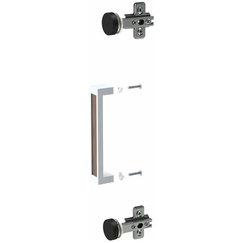 Фурнитура для двери стеклянной в алюминиевой рамке 'Приоритет', лагос, КФ-939, КФ-939 лагос