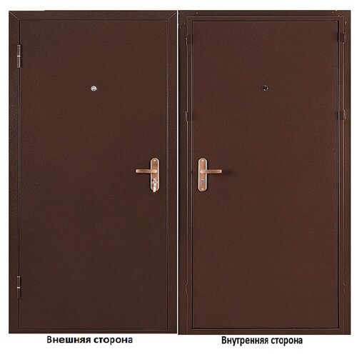 Дверь входная Промет Профи BMD медный антик - медный антик левая 850х2050 мм