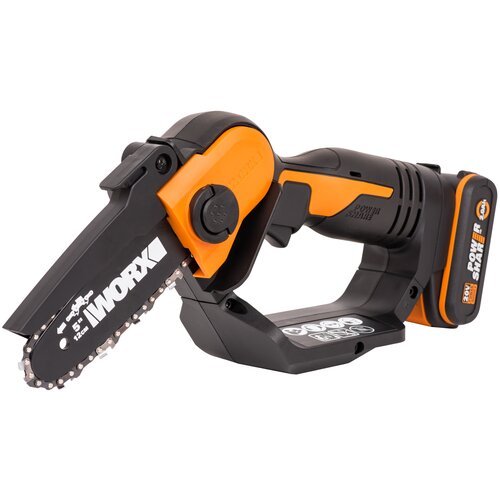 Пила аккумуляторная WORX WG324E, 20В, 2Ач х1, ЗУ 2А