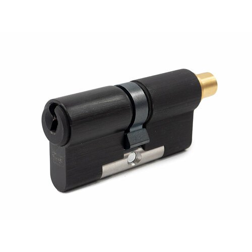 Цилиндр EVVA ICS ключ-вертушка (размер 31х51 мм) - Черный (3 ключа)