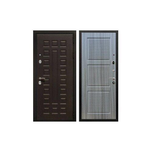 Входная металлическая дверь Рекс Премиум 3К ФЛ-1 (Венге / Сандал серый)