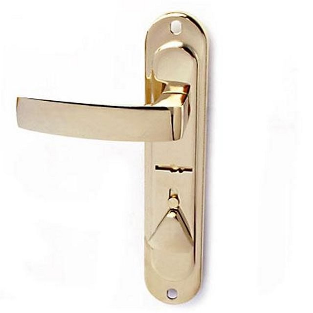 ручка дверная на планке APECS HP-42.0101-G-R правая, золото